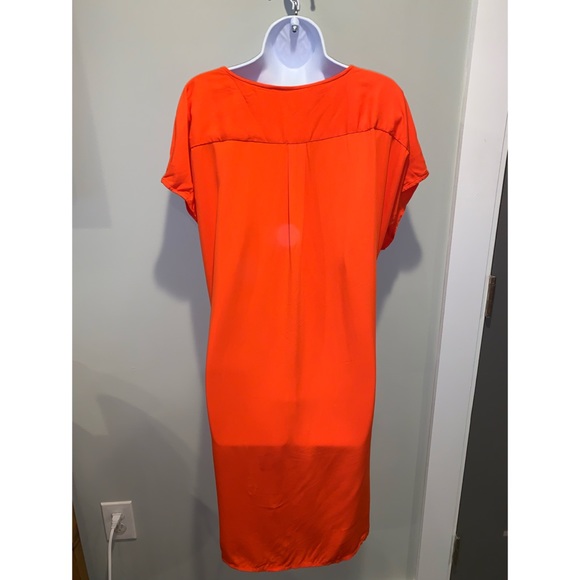 NWT orange vneck tunic shift dress - Picture 3 of 4